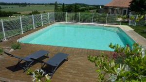 vue sur la campagne au calme pour cette location de chambre avec piscine proche du Puy du Fou Vendée