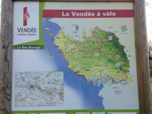 Plan du circuit la Vendée à vélo